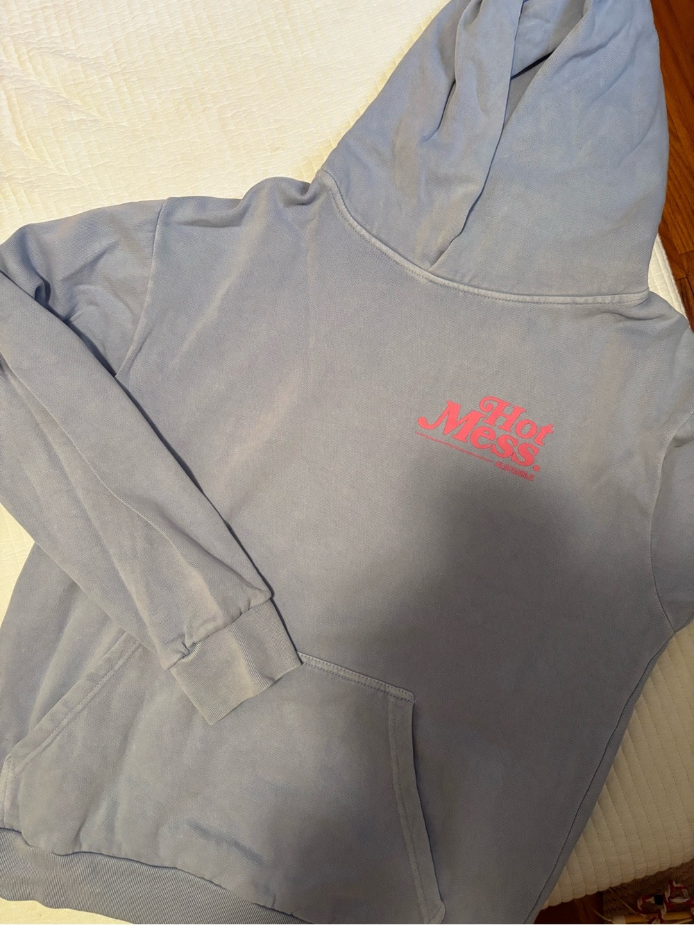 Alix Earle/ Hot Mess Blue Hoodie